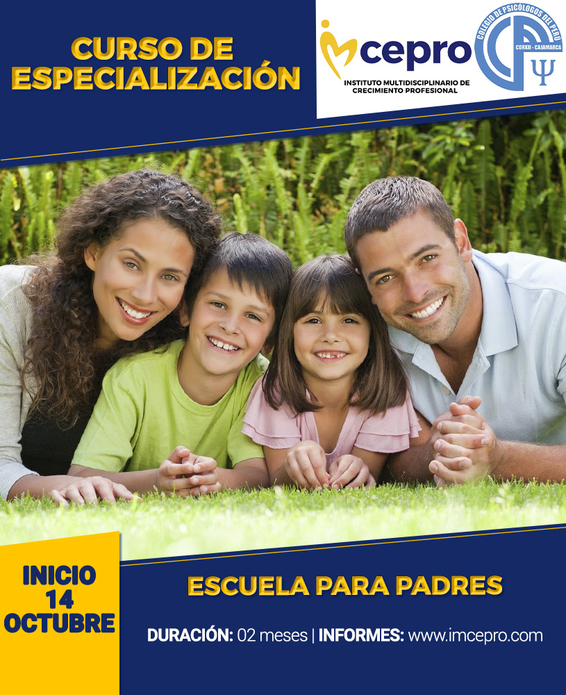 Curso de especialización en Escuela para padres