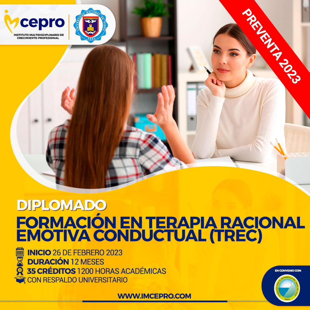 Formación en Terapia Racional Emotiva Conductual (TREC)