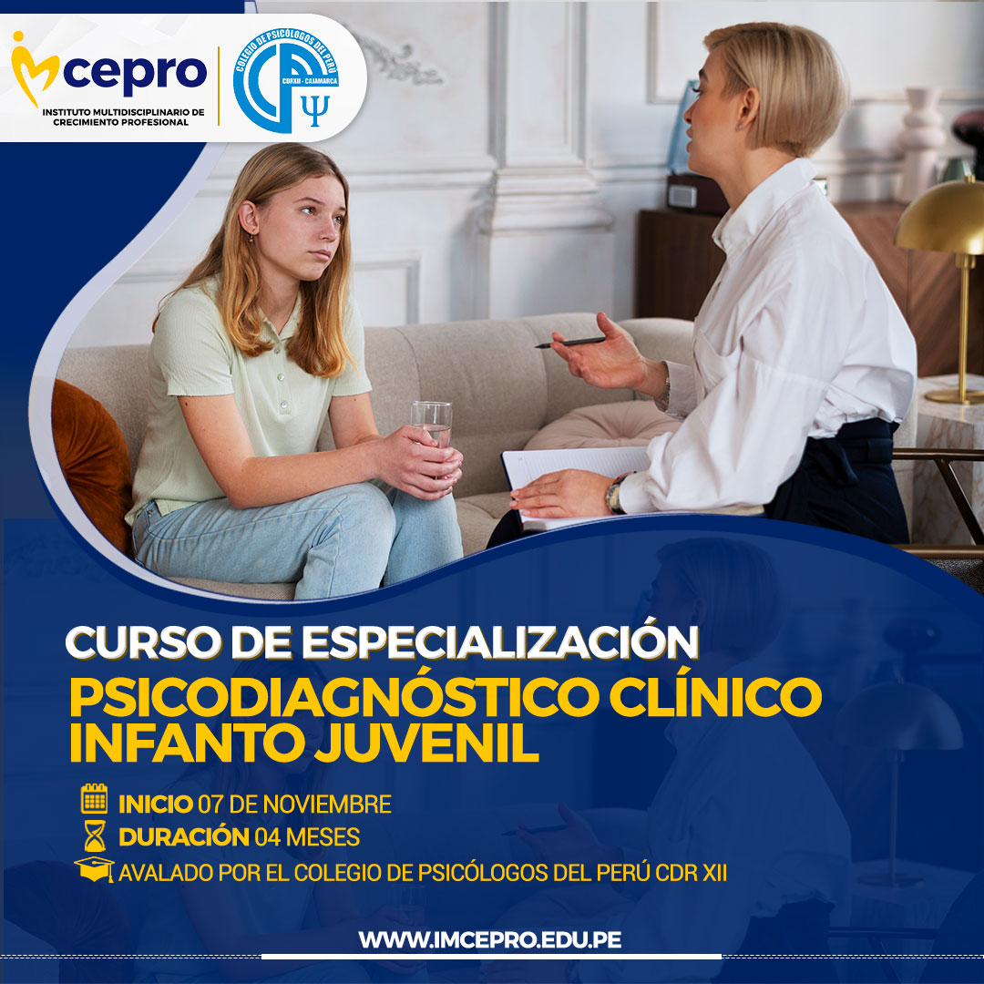 Curso de especialización Psicodiagnóstico Clínico Infanto juvenil